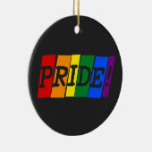 LGBT レインボープライド セラミックオーナメント (右)