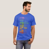 LGBT レインボープライド ピアノ 愛は最も大きな音 Tシャツ (正面フル)