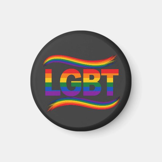 LGBT レインボープライド マグネット (正面)