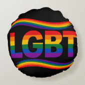 LGBT レインボープライド ラウンドクッション (裏面)