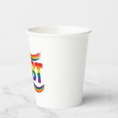 LGBT レインボープライド 紙コップ (左)