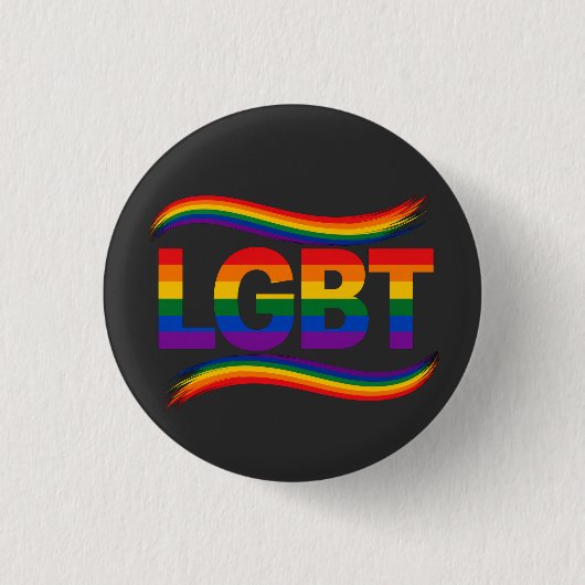 LGBT レインボープライド 缶バッジ (正面)