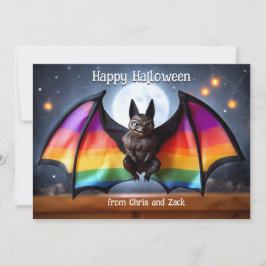 🎃🌈LGBT レインボームーンバット 招待状
