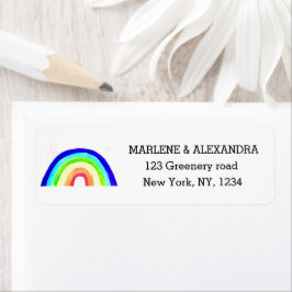 LGBT レインボー ゲイ レズビアン プライド ラベル