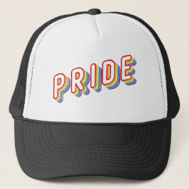 LGBT レインボー レタリング プライド トロッカー ハット
