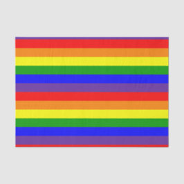 LGBT レズビアン ゲイ プライド レインボー 水平 薄葉紙