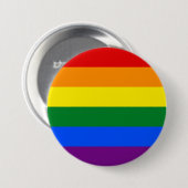 LGBT レズビアン ゲイ プライド レインボー 缶バッジ (正面&裏面)