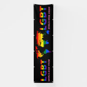 LGBT 世界一斉プライドパレード バナー 横断幕 (縦)