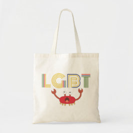 LGBT – 人権 – かわいいカニ トートバッグ