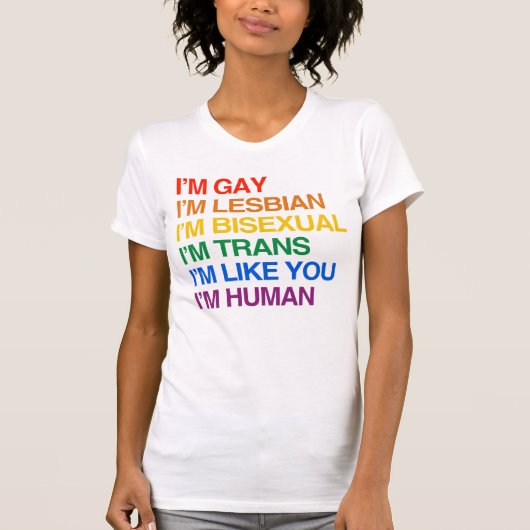 LGBT 人権 Tシャツ (正面)