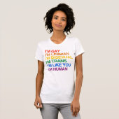 LGBT 人権 Tシャツ (正面フル)