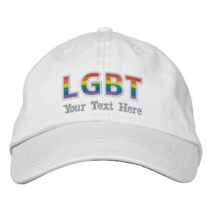 LGBT 刺繍入りキャップ