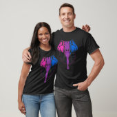 LGBT 平等 バイセクシュアル フラグ 象 ビ プライド B Tシャツ (ユニセックス)