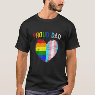 LGBT 父の日 プライドを胸に 父親 トランスジェンダー ゲイ Tシャツ