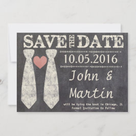 LGBT 結婚式の擬似黒板 Save the Date セーブザデート