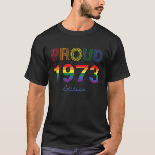 LGBT 50誕生日誇りを持ったLGTB LGTB 1973 Ga製 Tシャツ