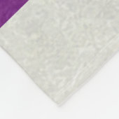 LGBT Allyプライドフラグの色の背景 フリースブランケット (角)