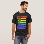 Lgbt Ally Tequila Straight Friends Goes Tシャツ (正面フル)
