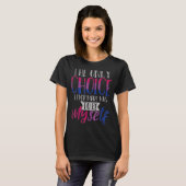 Lgbt Biプライド誇りを持ったバイセクシュアル国旗の贈り物 Tシャツ (正面フル)