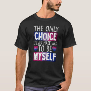 Lgbt Biプライド誇りを持ったバイセクシュアル国旗Bise Tシャツ