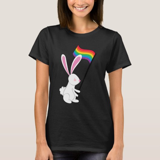 Lgbt Bunny Lgbtq 1 Tシャツ (正面)