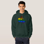 LGBT Canadian pride map Sweatshirt パーカ (正面フル)