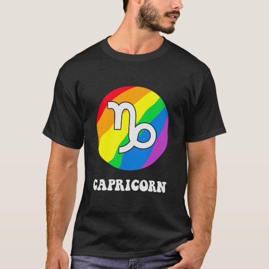 Lgbt Capricorn Tシャツ (正面)