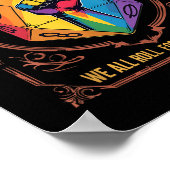 Lgbt Dnd Shirt When Someone Attacks One Party Memb ポスター (角)