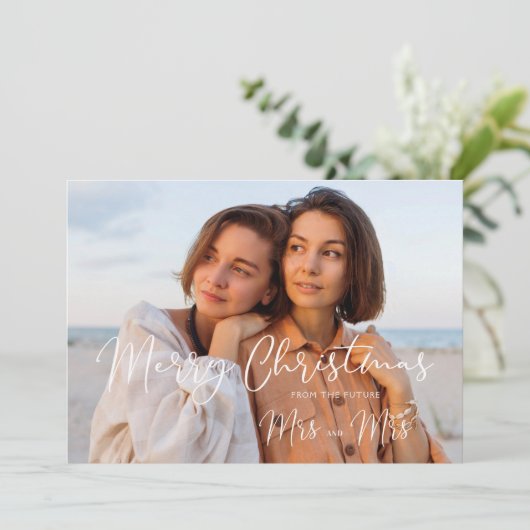 LGBT Elegant Mrs & Mrs Christmas Couple Wedding (スタンド正面)