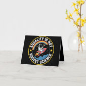 Lgbt Equality Not Rocket Scienceプライド同盟 カード (黄色い花)