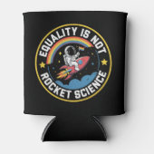 Lgbt Equality Not Rocket Scienceプライド同盟 缶クーラー (正面)