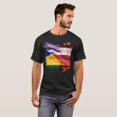 Lgbt Flag Burning Tシャツ (正面フル)