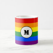 LGBT flag Drawstring Backpack コーヒーマグカップ (中央)