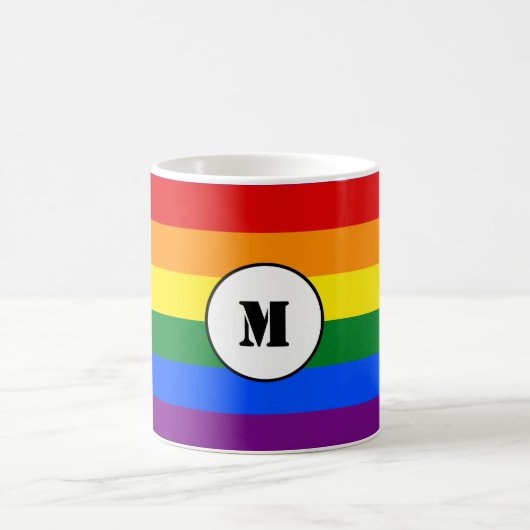 LGBT flag Drawstring Backpack コーヒーマグカップ (中央)