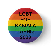 LGBT for Kamala Harris 2020ボタン