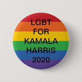 LGBT for Kamala Harris 2020ボタン 缶バッジ