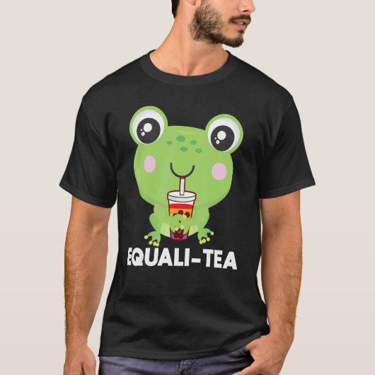 Lgbt Frog Equali TeaゲイプライドLgbt国旗1 Tシャツ (正面)