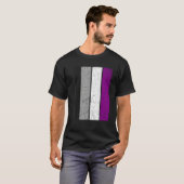 LGBT Gay Lesbian Pride Support LGBTQ Flag Asexual Tシャツ (正面フル)