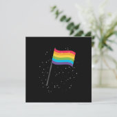 LGBT Gay Pride Equality Flag Gift 招待状 (スタンド正面)