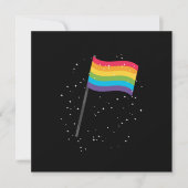 LGBT Gay Pride Equality Flag Gift 招待状 (正面)