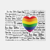 LGBT I愛 ドアマット (正面)