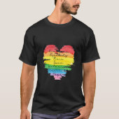 LGBT+ Kindness Peace Equality Love Inclusion Diver Tシャツ (正面)