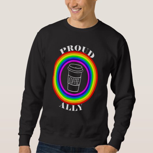 LGBT Lesbian Gay Bisexual Transgender Pride Queer  スウェットシャツ (正面)