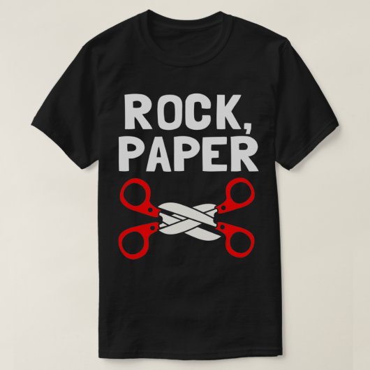 LGBT LGBTQロック紙シザーレズビアン Tシャツ (デザイン正面)