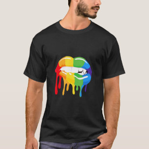 Lgbt Lgbtq Rainbow Colors Love Bisexual Vampire L Tシャツ