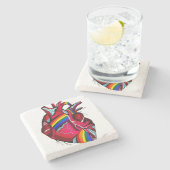 LGBT - Liberty Guns Beer Trump 6 ストーンコースター (横)