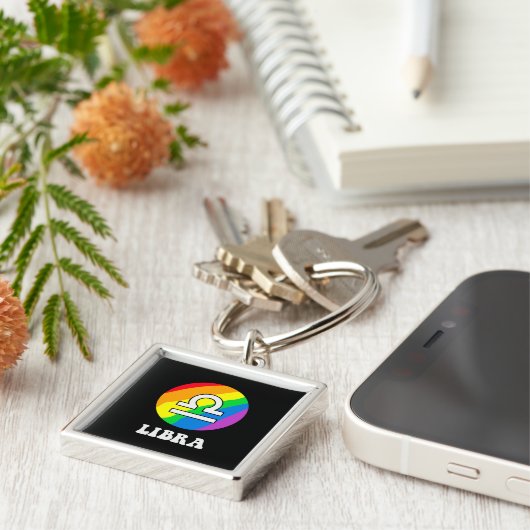 Lgbt Libra キーホルダー (側面)