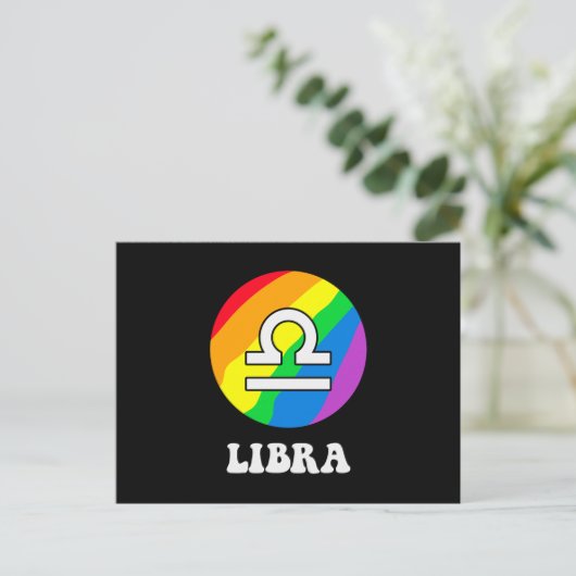 Lgbt Libra ポストカード (スタンド正面)
