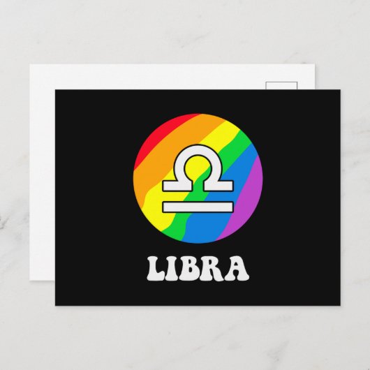 Lgbt Libra ポストカード (正面/裏面)