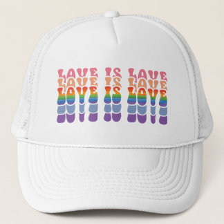 Lgbt Love is Love カラフル キャップ
